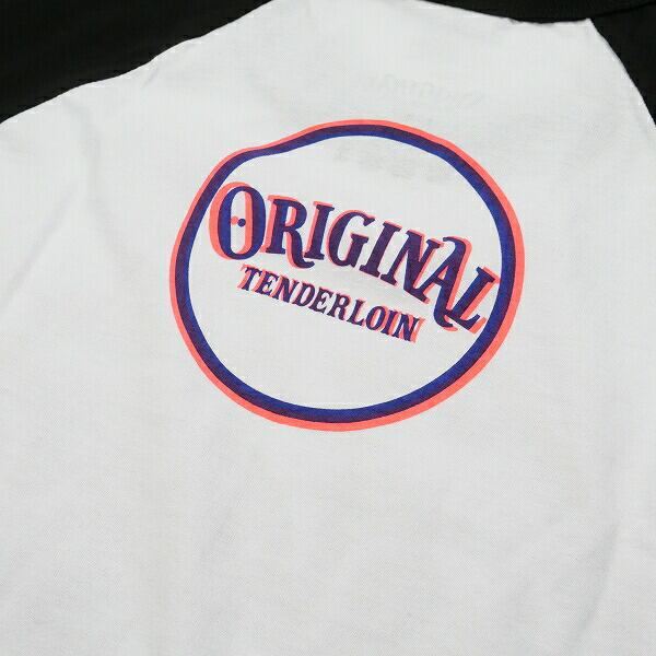 新品・未使用 TENDERLOIN テンダーロイン ラグラン Tシャツ 黒 ×黄 ブラック×イエロー Mサイズ テンダーロイン ラグラン スリーブ 七分袖 シャツ GOD BLESS L 楽天
