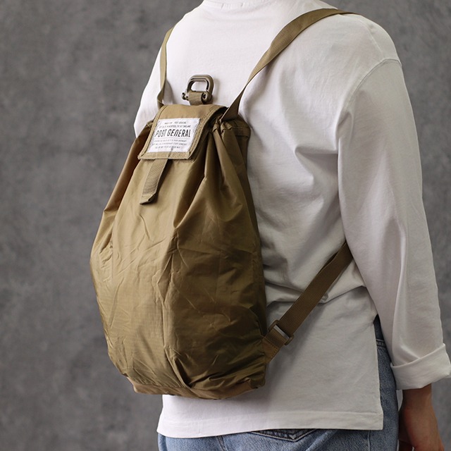 POST GENERAL DRAWSTRING BAG / パッカブルドローストリングバッグ