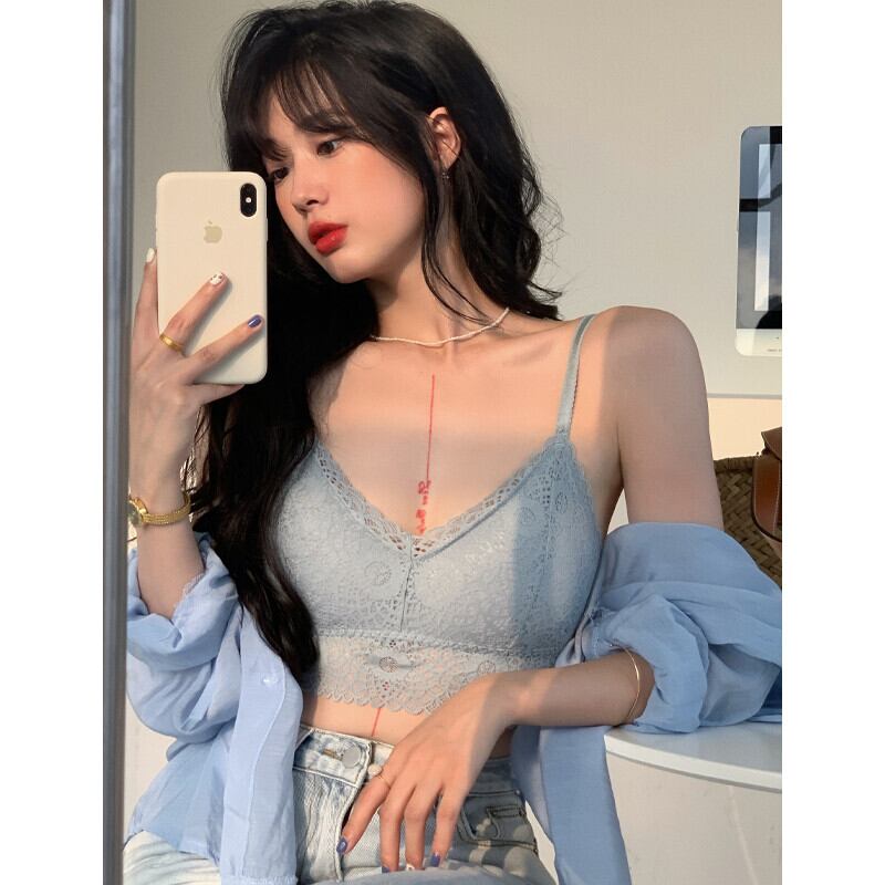 スタイルレースサマーVネックトップス ブラックバック 夏物 ガールズファッション35373251057