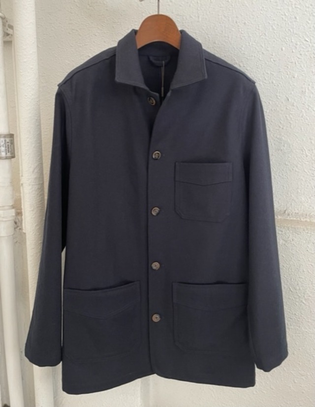 CORDINGS ”NAVY FOX FLANNEL MONTY JACKET（COVERALL、CHORE JACKET）” | IVY ...