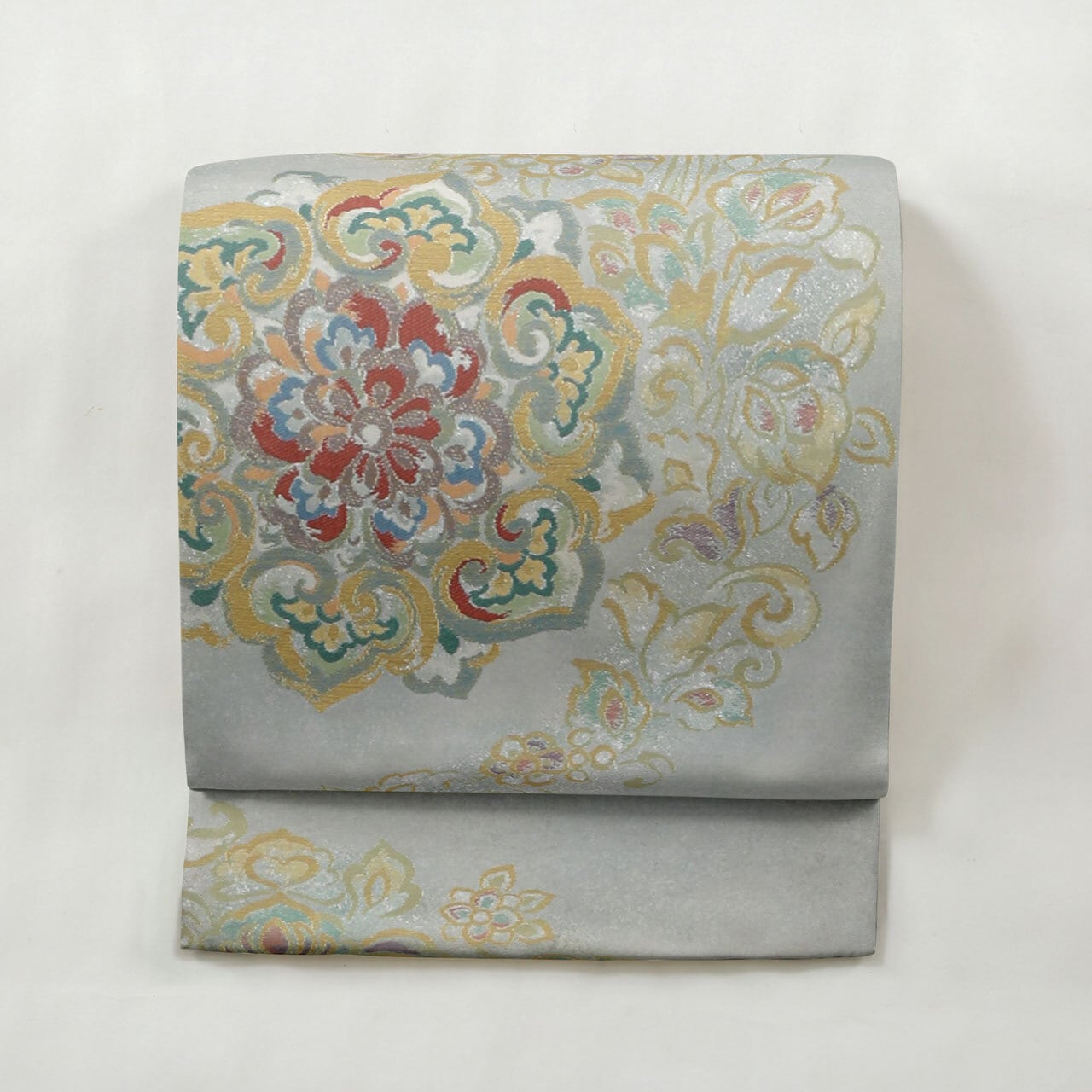 正絹✿瑞花文 宝相華金糸袋帯 