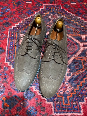 .a.testoni LEATHER WING TIP SHOES MADE IN ITALY/アテストーニレザーウイングチップシューズ2000000057378