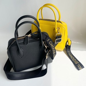 SQUARE BAG / YELLOW / BLACK