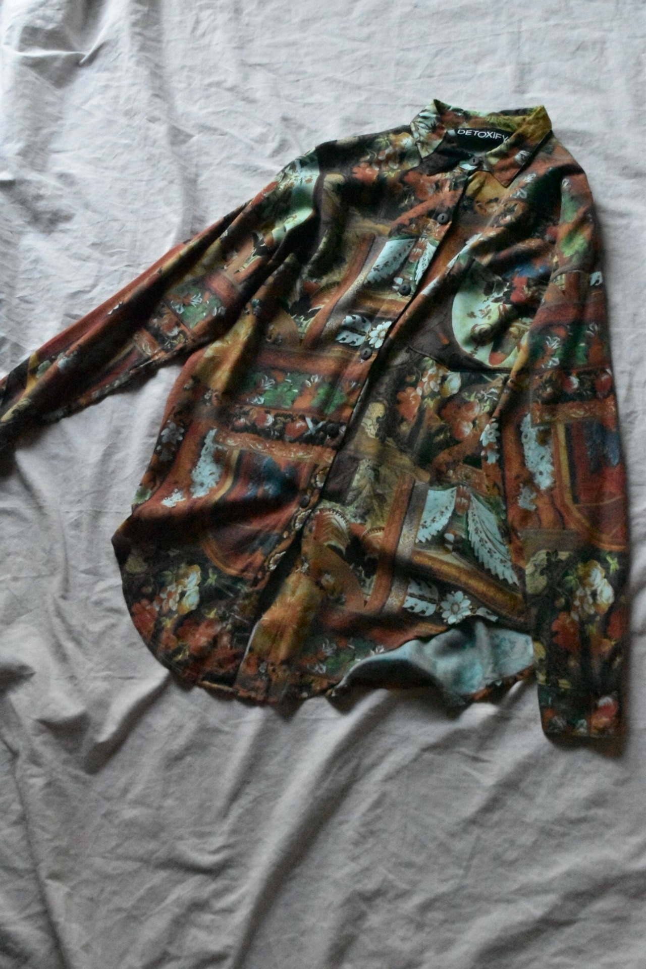 Euro painting pattern shirt