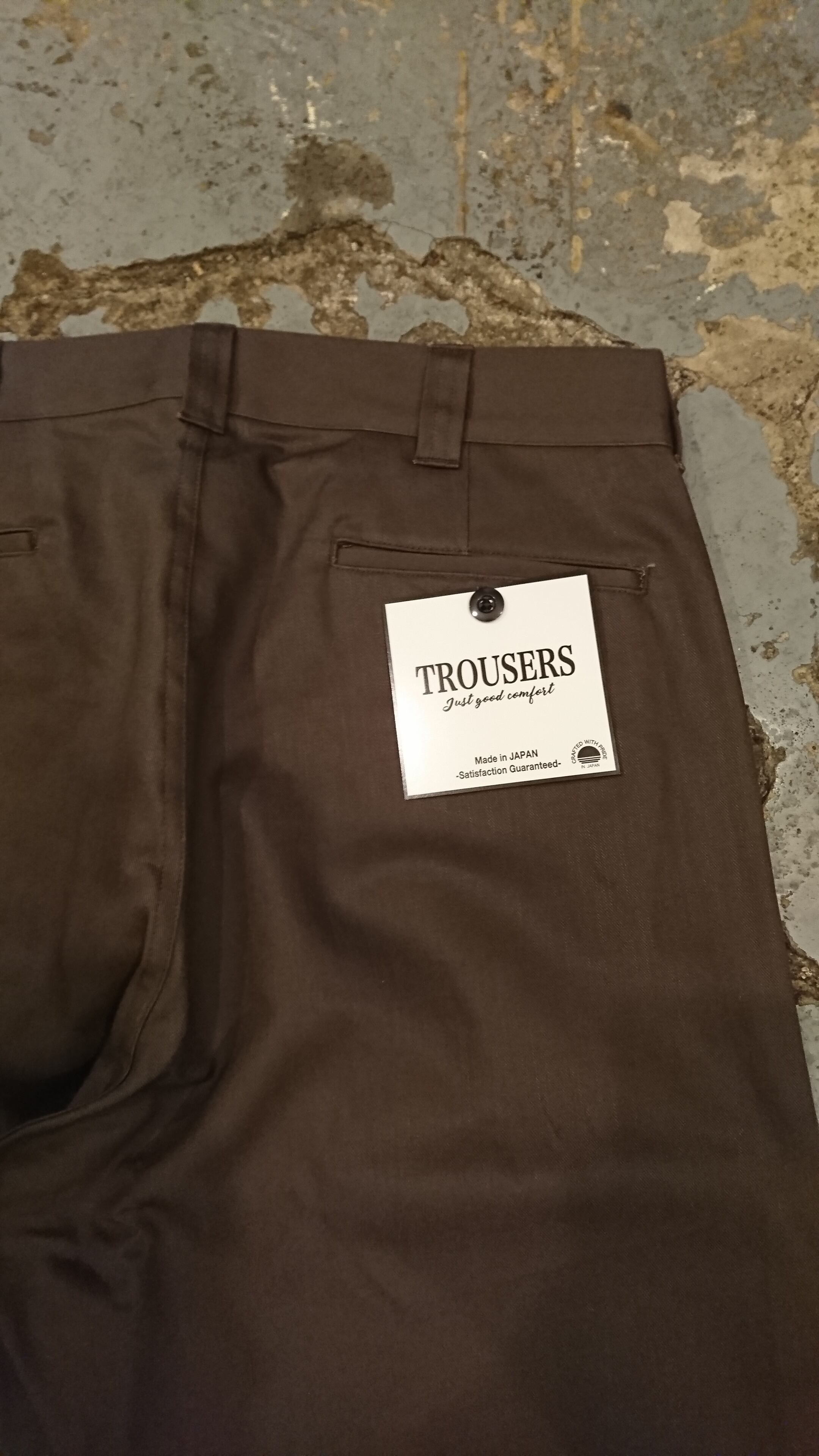 WASEW "LP-19 CHARCOAL TROUSERS"