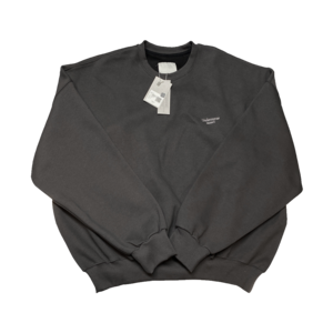 [UNDERMYCAR] Undermycar Mu.14 Anti Fxxking Logo Play Oversized Bonded Sweat Shirts Olive 正規品 韓国ブランド 韓国通販 韓国代行 韓国ファッション アンダーマイカー 日本 店舗