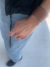 silver twist ring