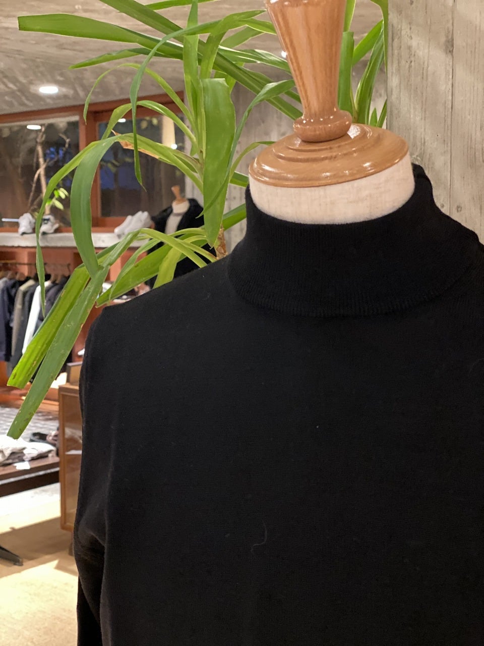 MORGANO / ハイゲージモックネックニット