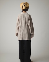 【suie】Linen silk lightweight gown/リネンシルクガウン(ベージュ)
