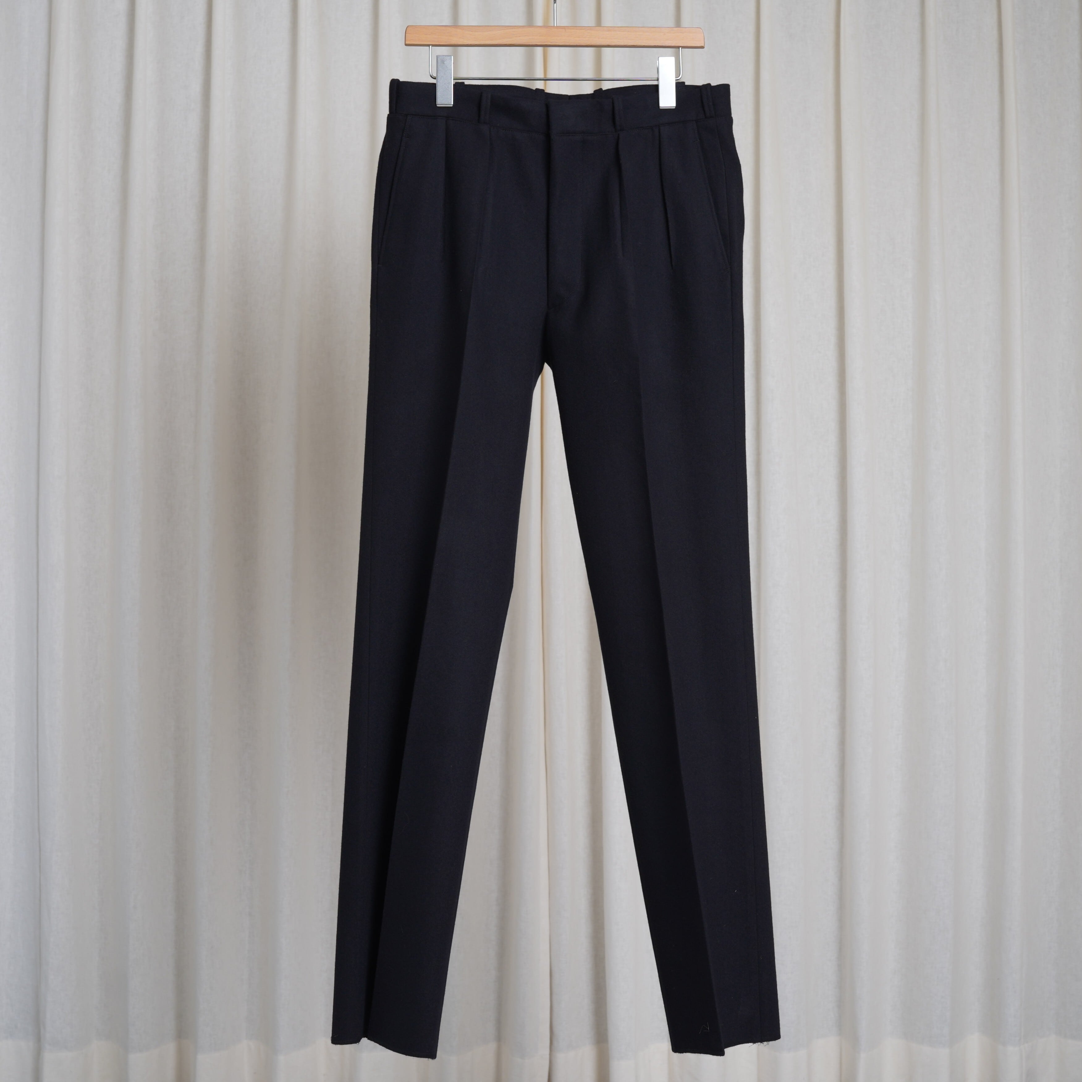 HEUGN / Freddie Flannel Pants "NAVY"