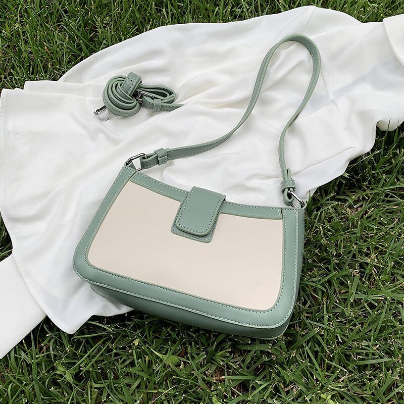 Eignレディーススモールバッグ2020新しいトレンドラインインワイルドショルダーメッセンジャーバッグネットレッドファッション脇の下バッグ Tiancai_Wing_Bag0314635