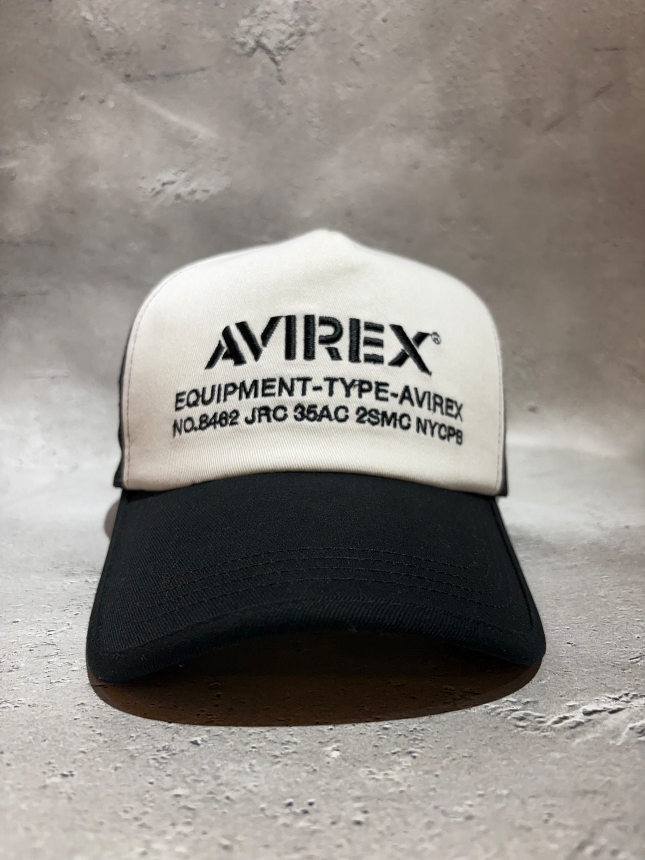 AVIREX / アヴィレックス NUMBERING MESH CAP  メッシュキャップ ホワイト ビックサイズ