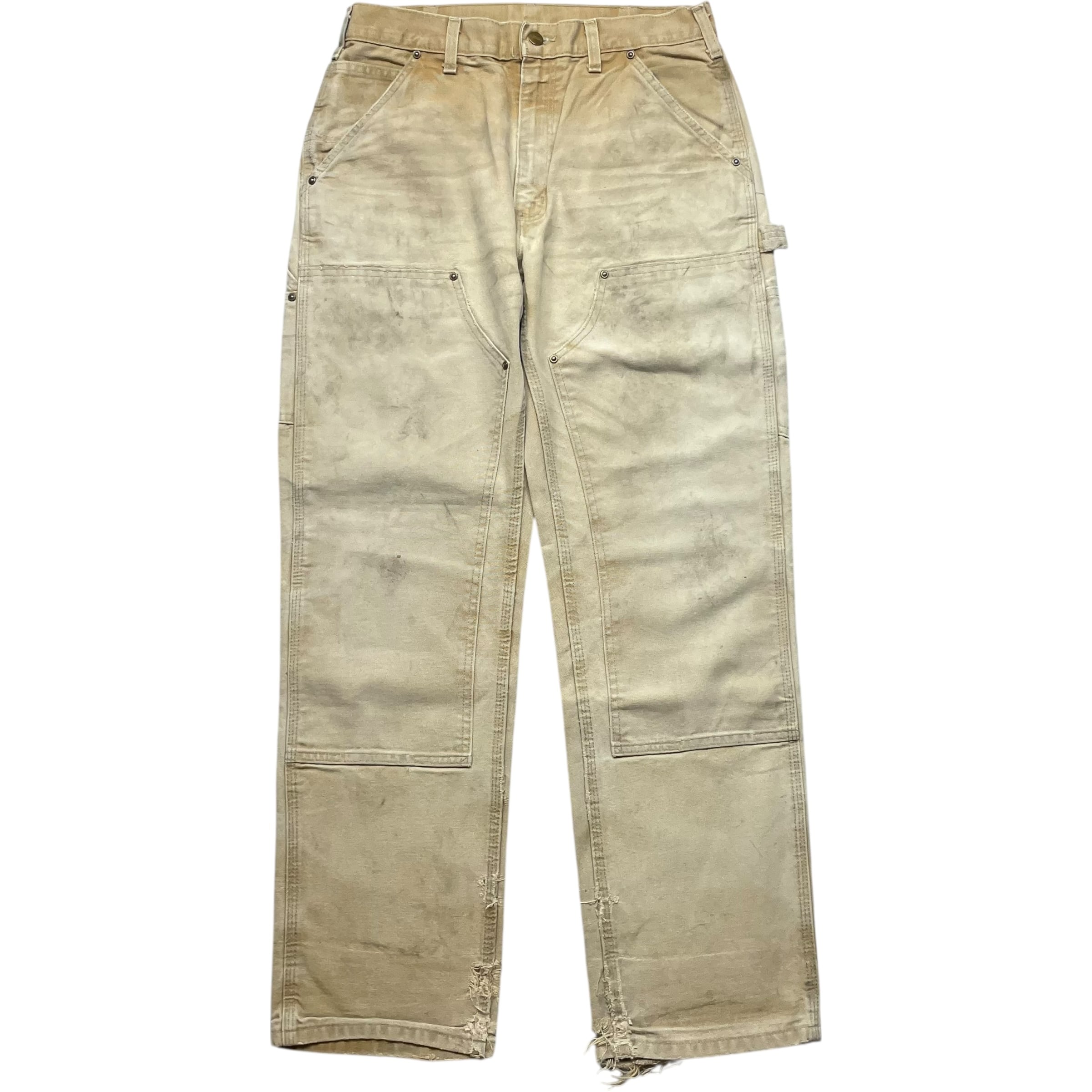 《実寸 W31L31》 Carhartt カーハート ダブルニー ペインターパンツ ワークパンツ フェード ブラウン no.9283