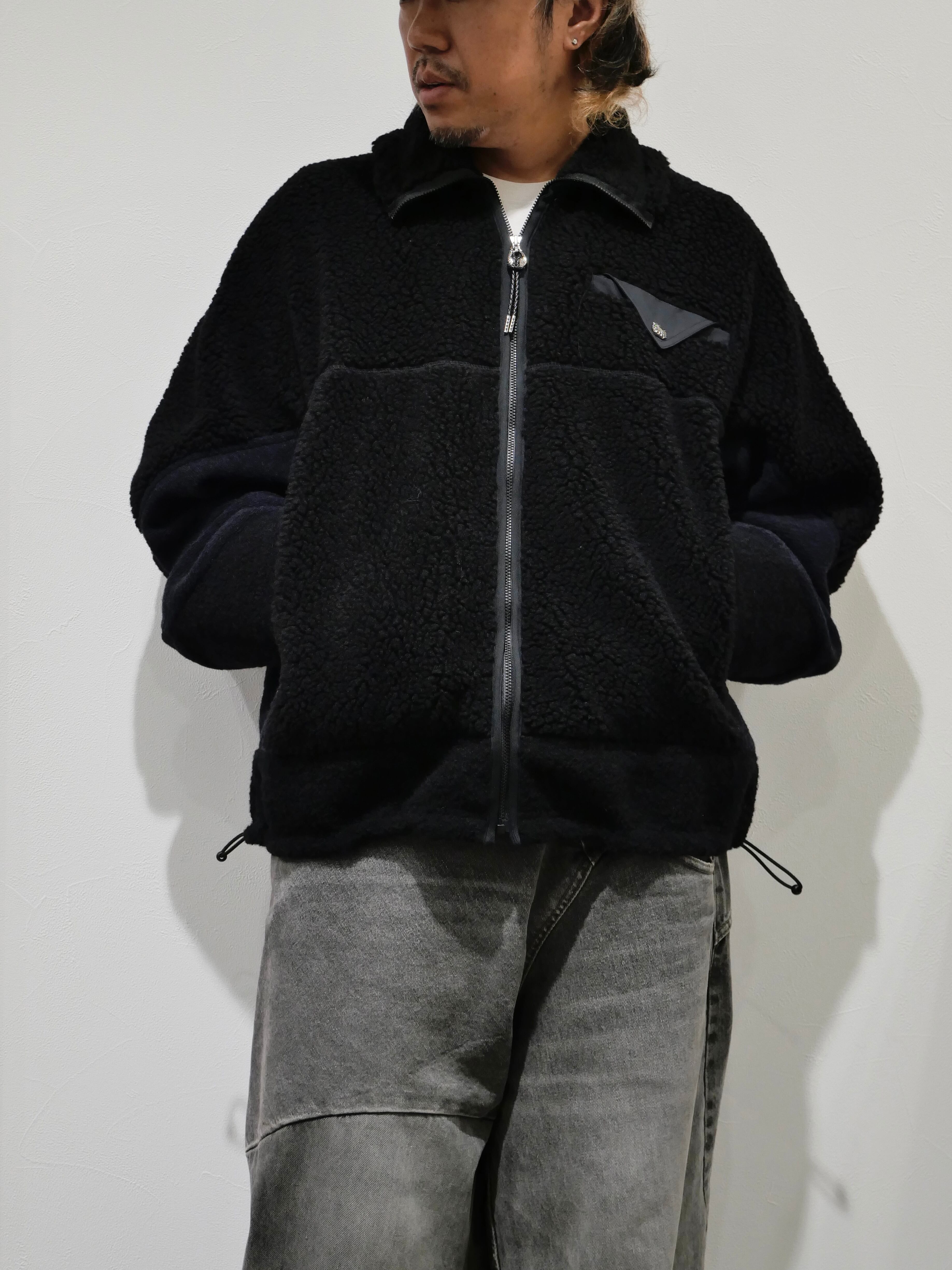 TOGA VIRILIS WOOL JERSEY BLOUSON | CONSTRUCT1