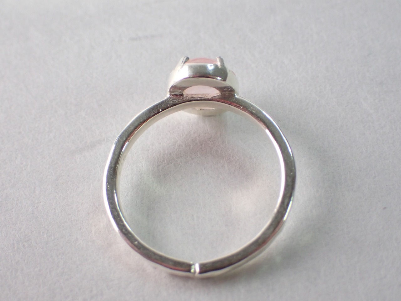 カボションカットリング（モルガナイト）　1.4ct　[C13‐688]
