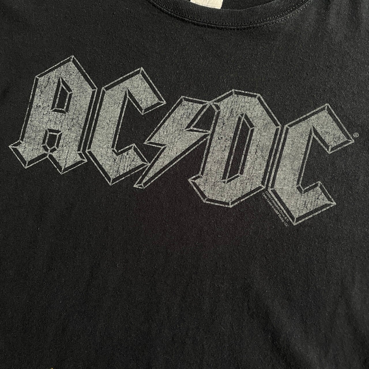 AC/DC メンズ バンT ロック 総柄 2XL  90s 半袖 Tシャツ