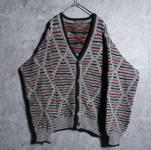 EURO multicolor 3D design cardigan