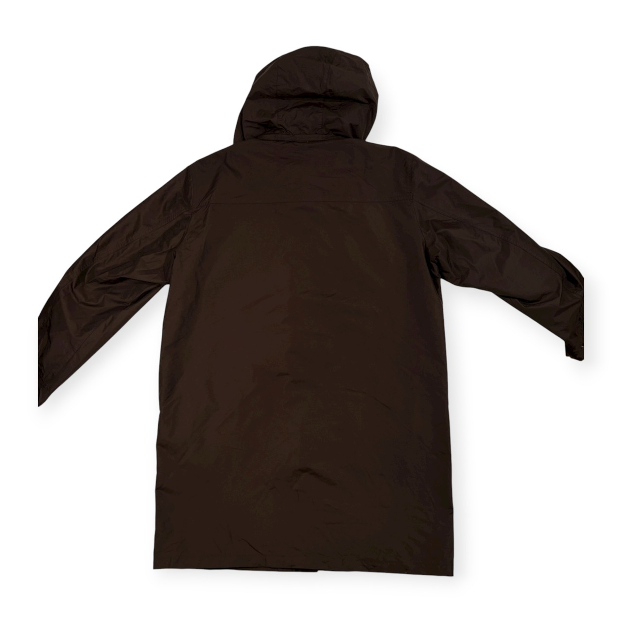 00s Eddie Bauer エディーバウアー WEATHEREDGE フード付き コート ジャケット サイズ L /ダークブラウン/メンズ/オールド