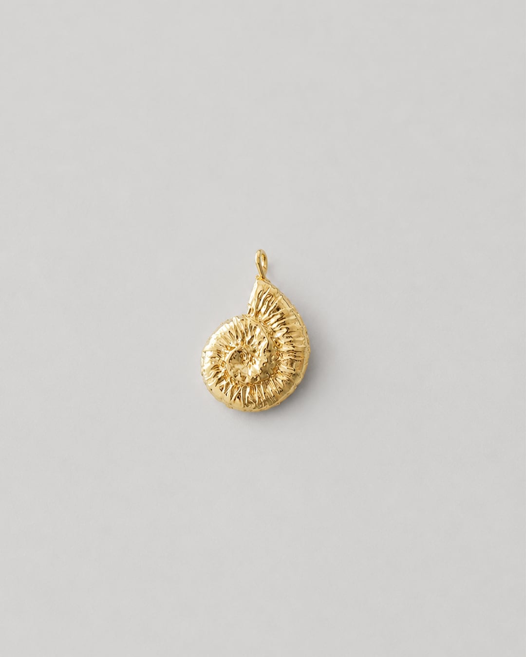 custom necklace 'ammonite' gold/ large
