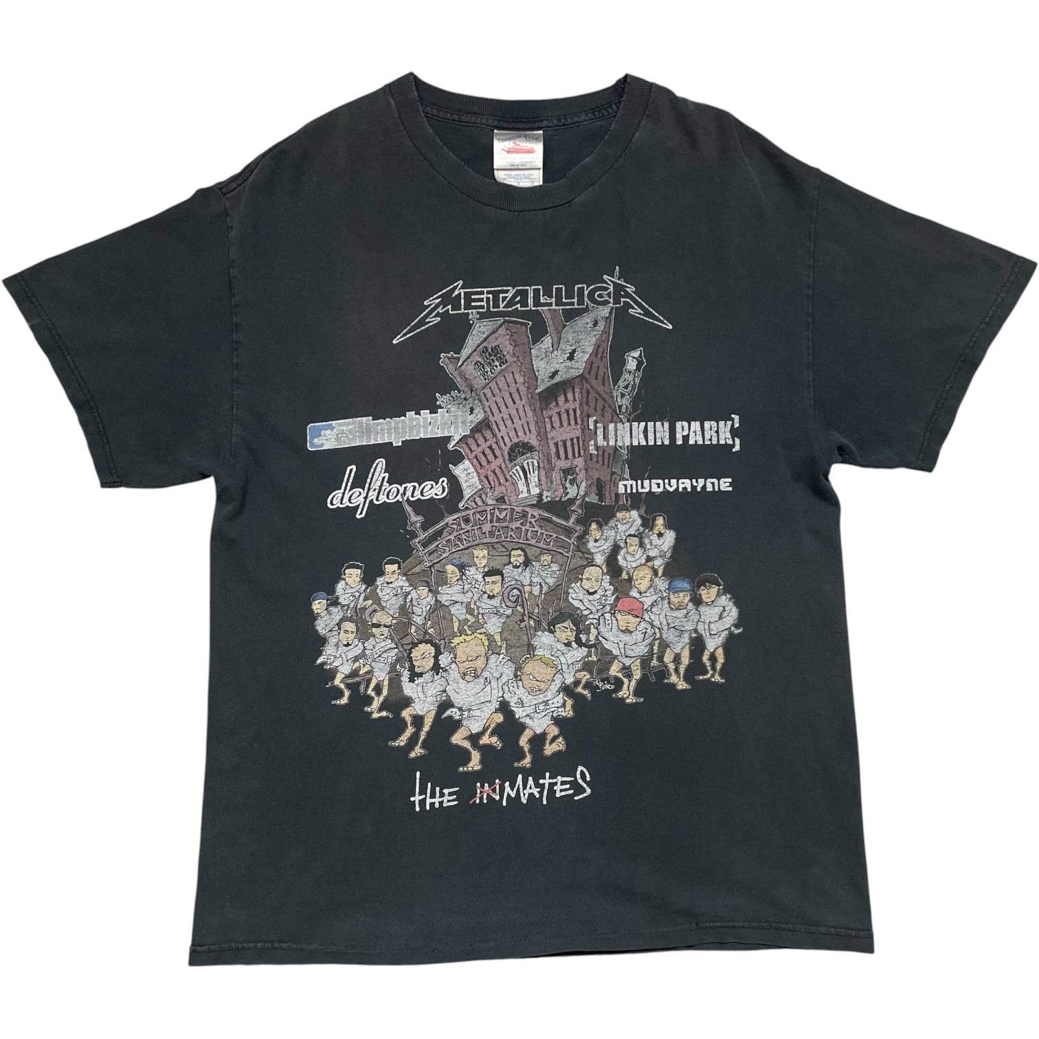 《L》TENNESSEE RIVER テネシー・リバー Tシャツ フェード フロントプリント バックプリント ブラック no.10328