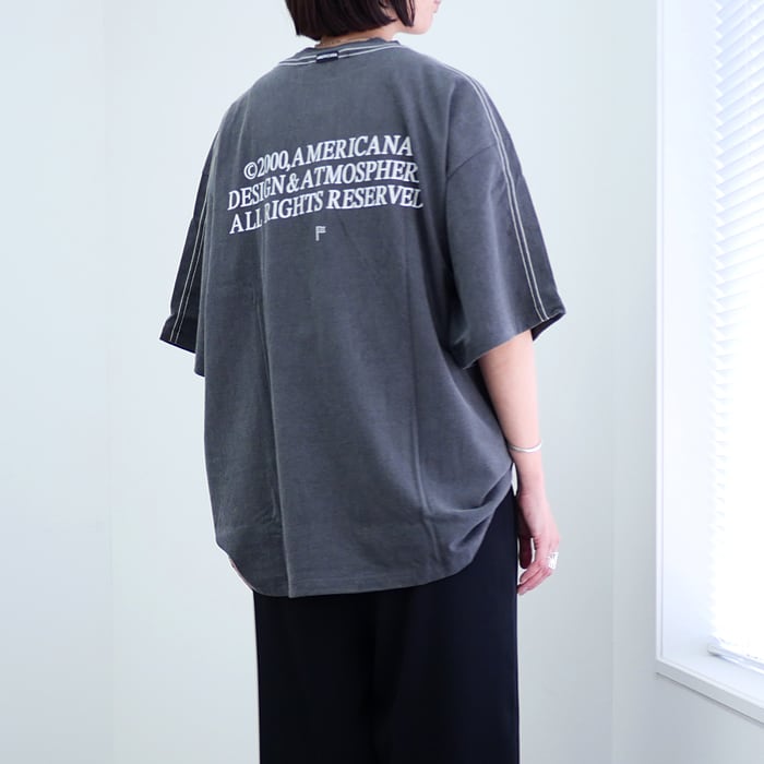 AMERICANA（アメリカーナ） バックプリントビッグTシャツ[BRF-M-811A