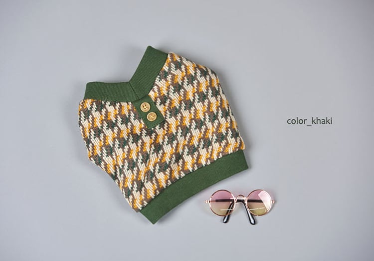 ニットクロップドトップス S ~ 2XL 4color  /  犬服 新作 秋冬 ショート丈 crop top クロップドトップス 小型犬 中型犬 ペット洋服 ドッグウェア ペット用品　b46