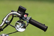 AMAL364type Throttle (CHROME) & Cable set /FTR223