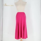 社交ダンス 衣装 スカート ピンク系 チャコット Chacott 無地 シンプル 練習 レッスン 鮮やか 練習 レッスン 日本製 ラテン スタンダード スリット かわいい 上品 ダンス衣装 イベント ステージ パーティー