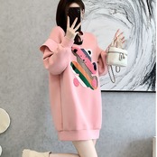 Pink Bear Sweatshirt Dress 5064