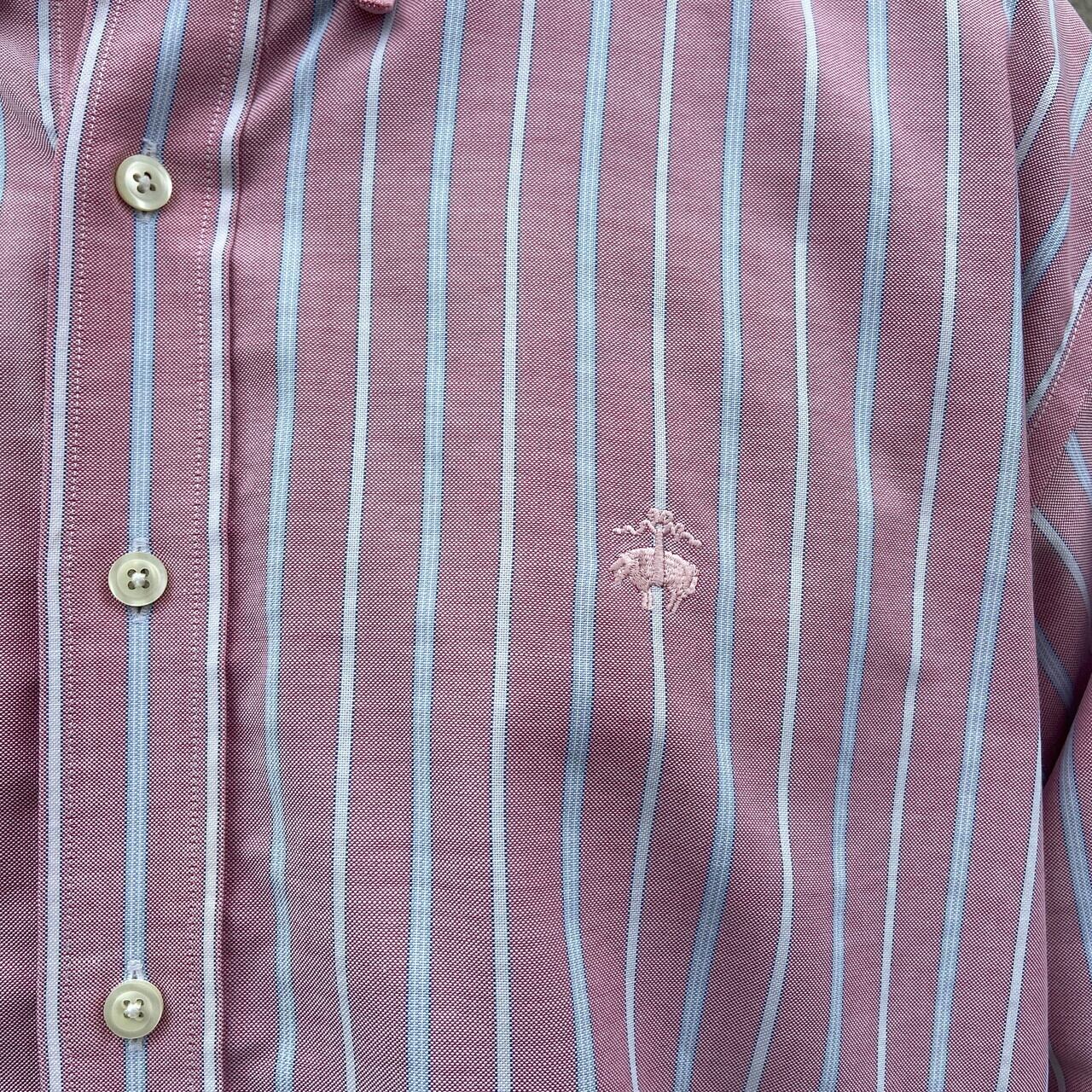 90年代 Brooks Brothers ブルックスブラザーズ ストライプ ボタン