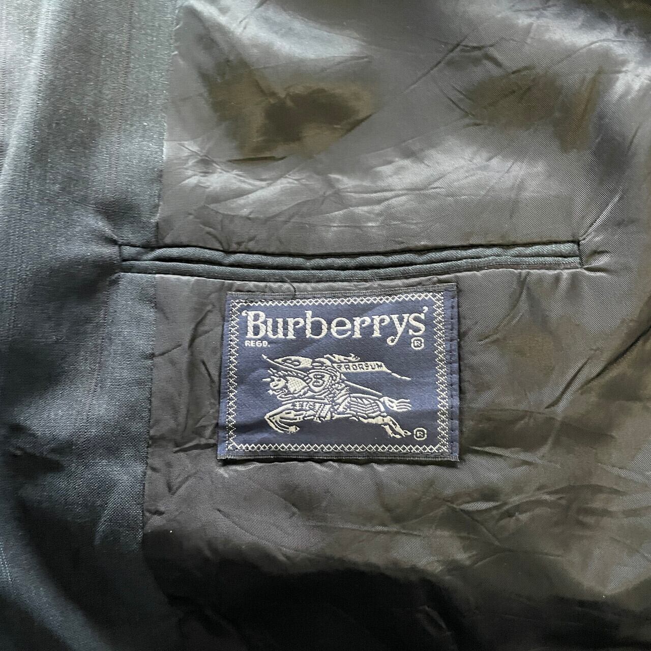 80年代〜 USA製 Burberrys バーバリー パワーショルダー ピークド