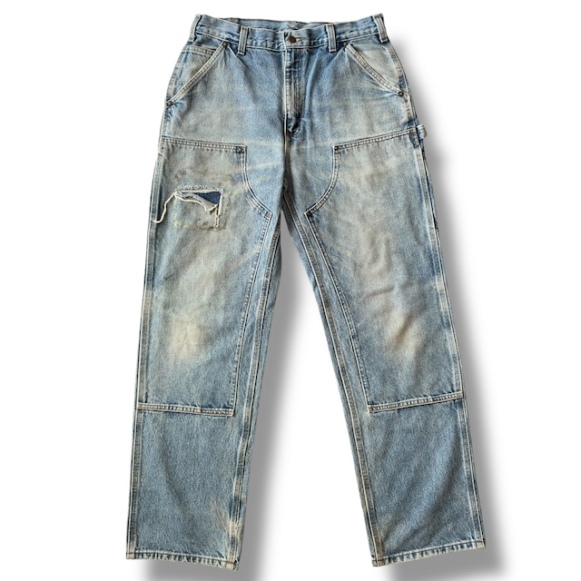 ［雰囲気抜群］carhartt“double knee“デニム ペインター カーハート ダブルニー