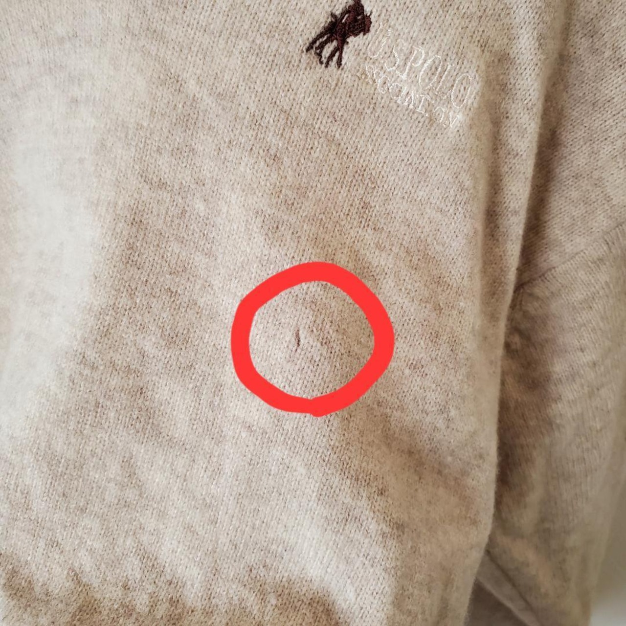 【USED】US　POLO　ニットセーター　オシャレ　