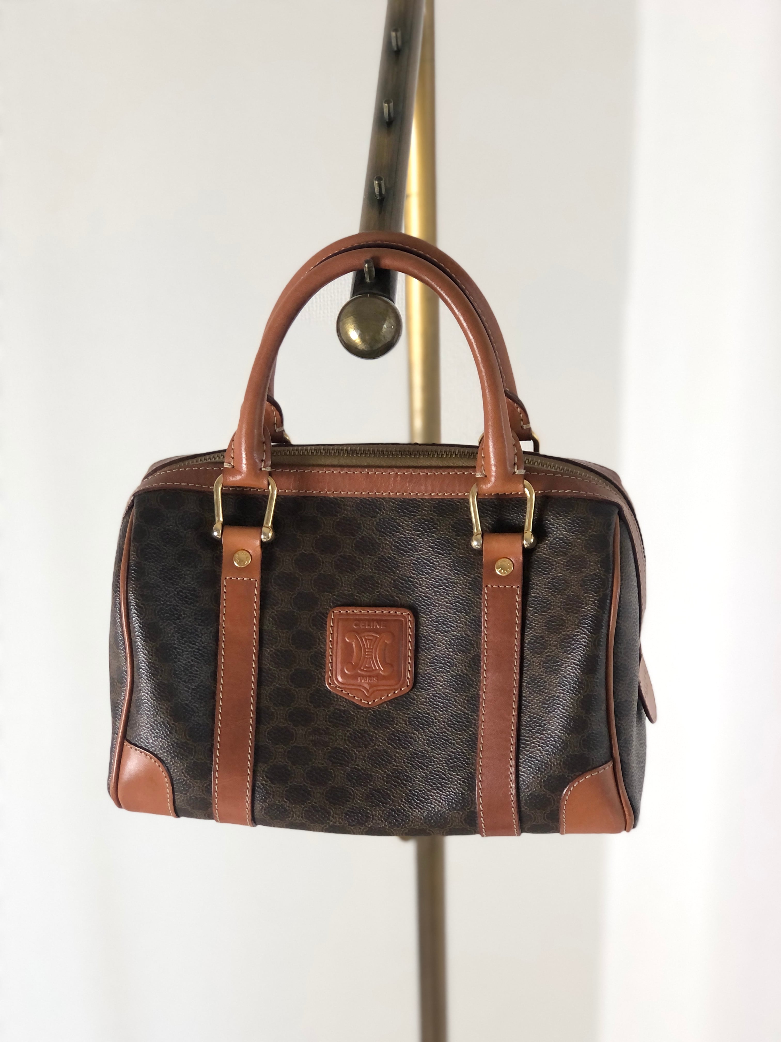 日本直送 名牌中古包 】CELINE セリーヌ マカダム ハンドバッグ