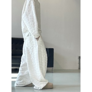 ジャガードルーズパンツ（別売りでセットアップのトップスあり）　912
