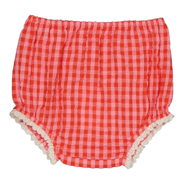 《ラスト12m》Hello Simone / Baby Bloomer - Red & Rose Check