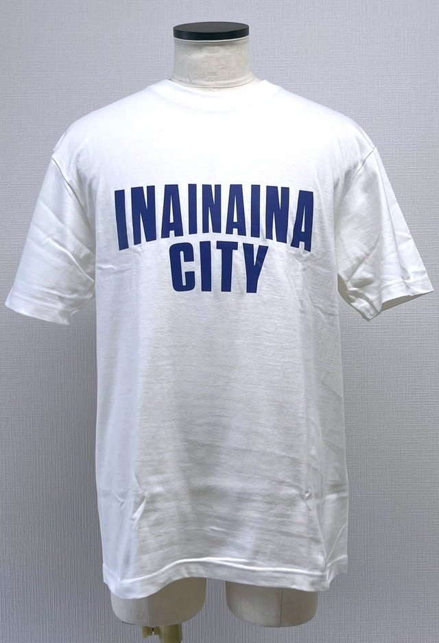 「INA INA INA CITY」ロゴ プリント Tシャツ color:ホワイト