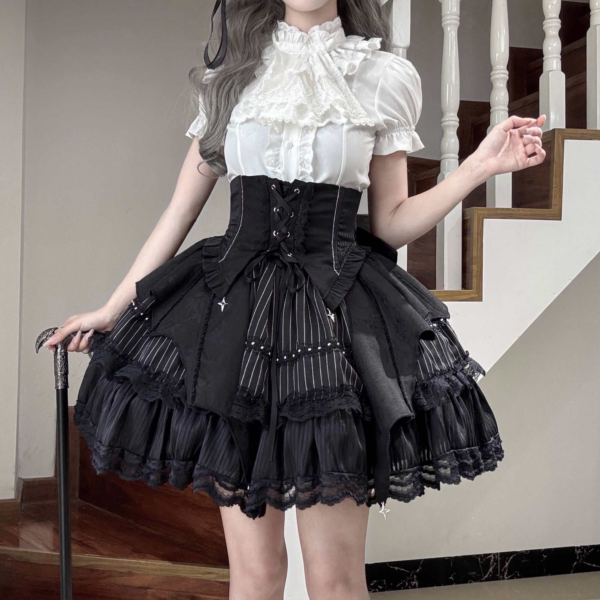 ゴロリさん専用 ゴスロリ通販 With U セットアップ ゴシックロリータ ダーク