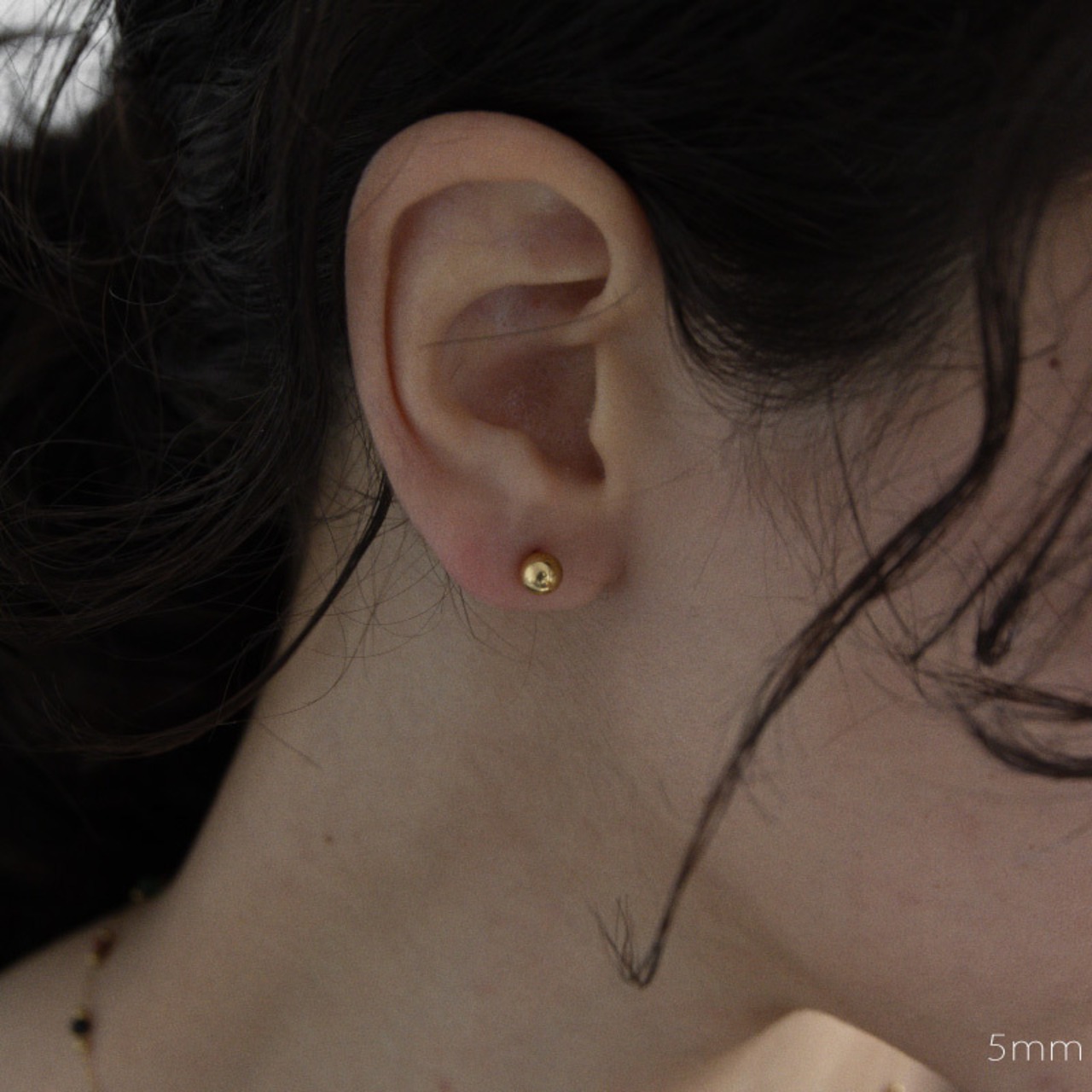 【ネコポス便】ピアス 選べるサイズ シンプルボールピアス 　20011948