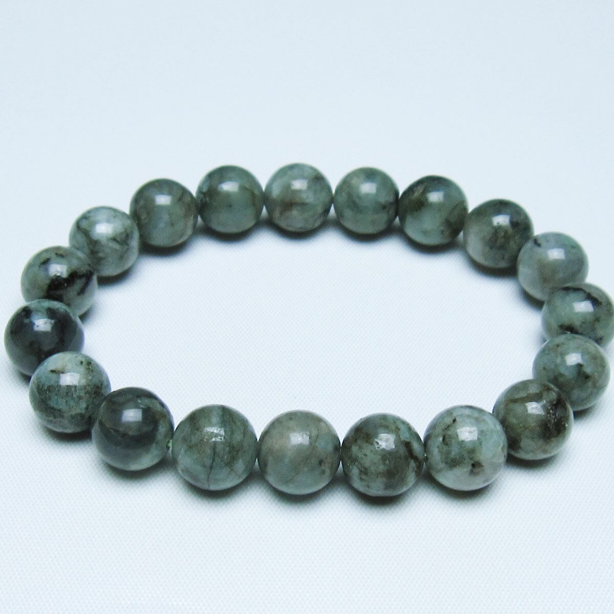 エメラルド ブレスレット 11mm 一点物 メール便可 [M便 1/10] 111-46006