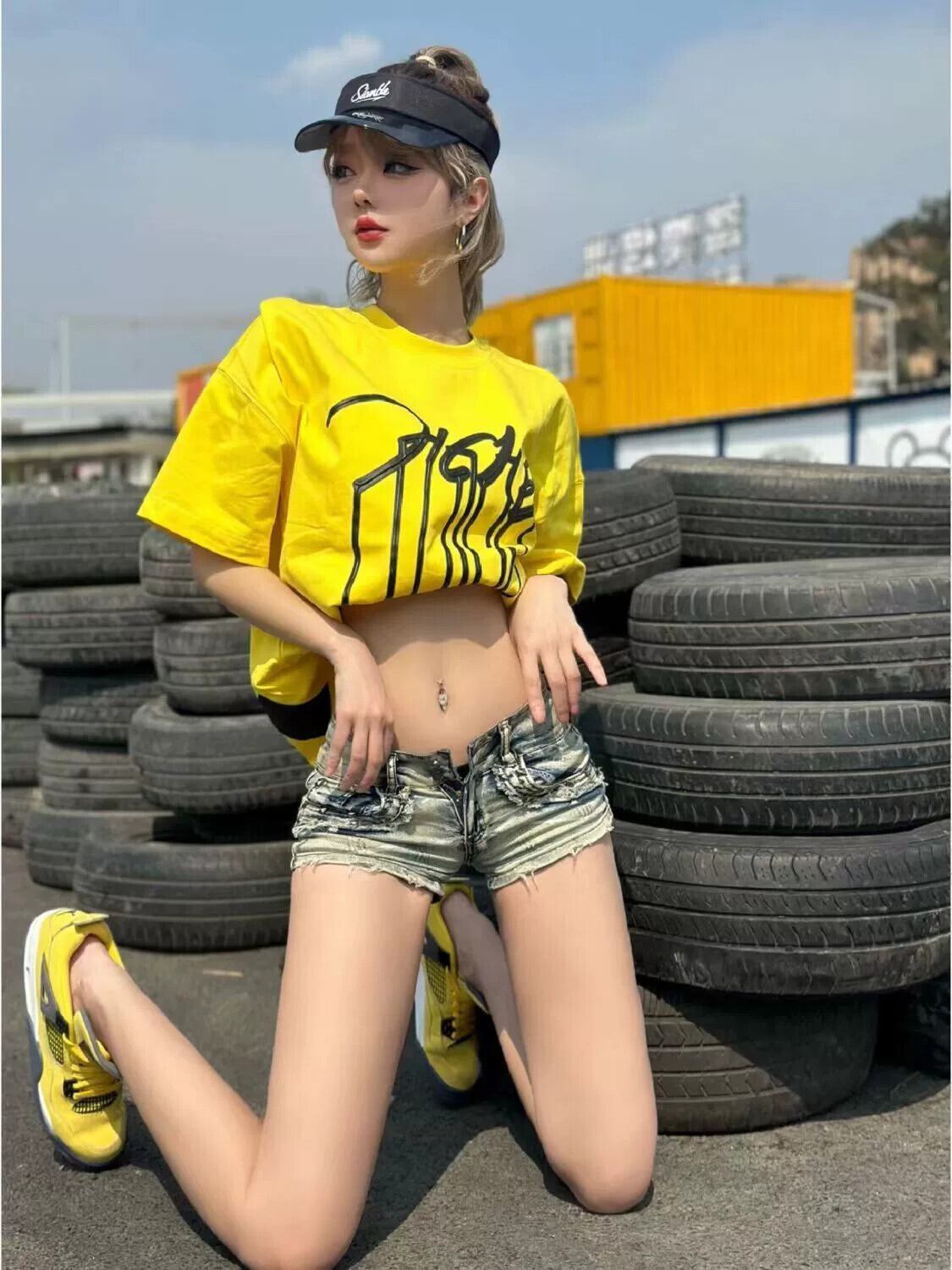ロージーモンスター ポロシャツ／ショートパンツ rosymonster quilting denim short pants 【公式通販】