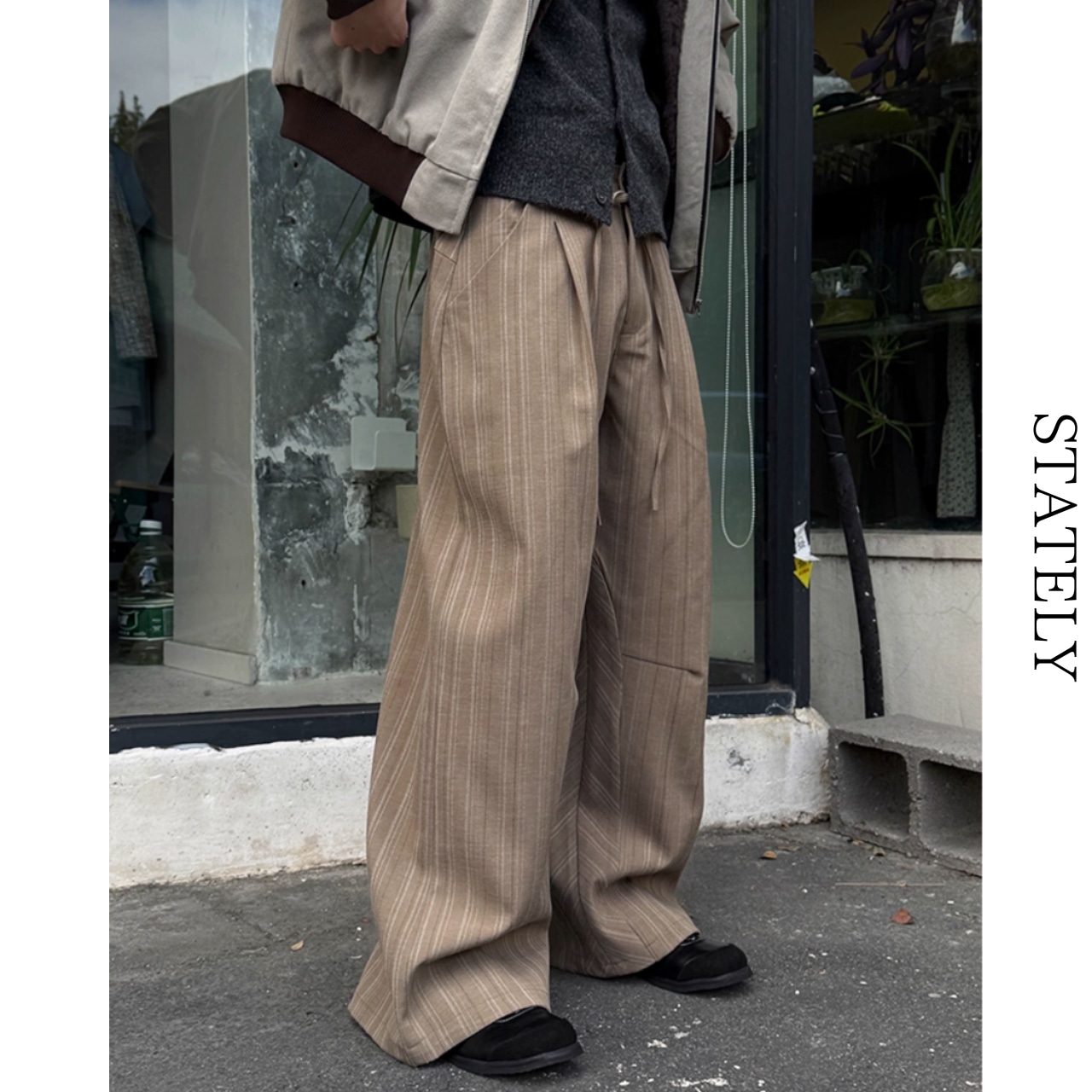 Striped Trousers/2color_B85・画像5