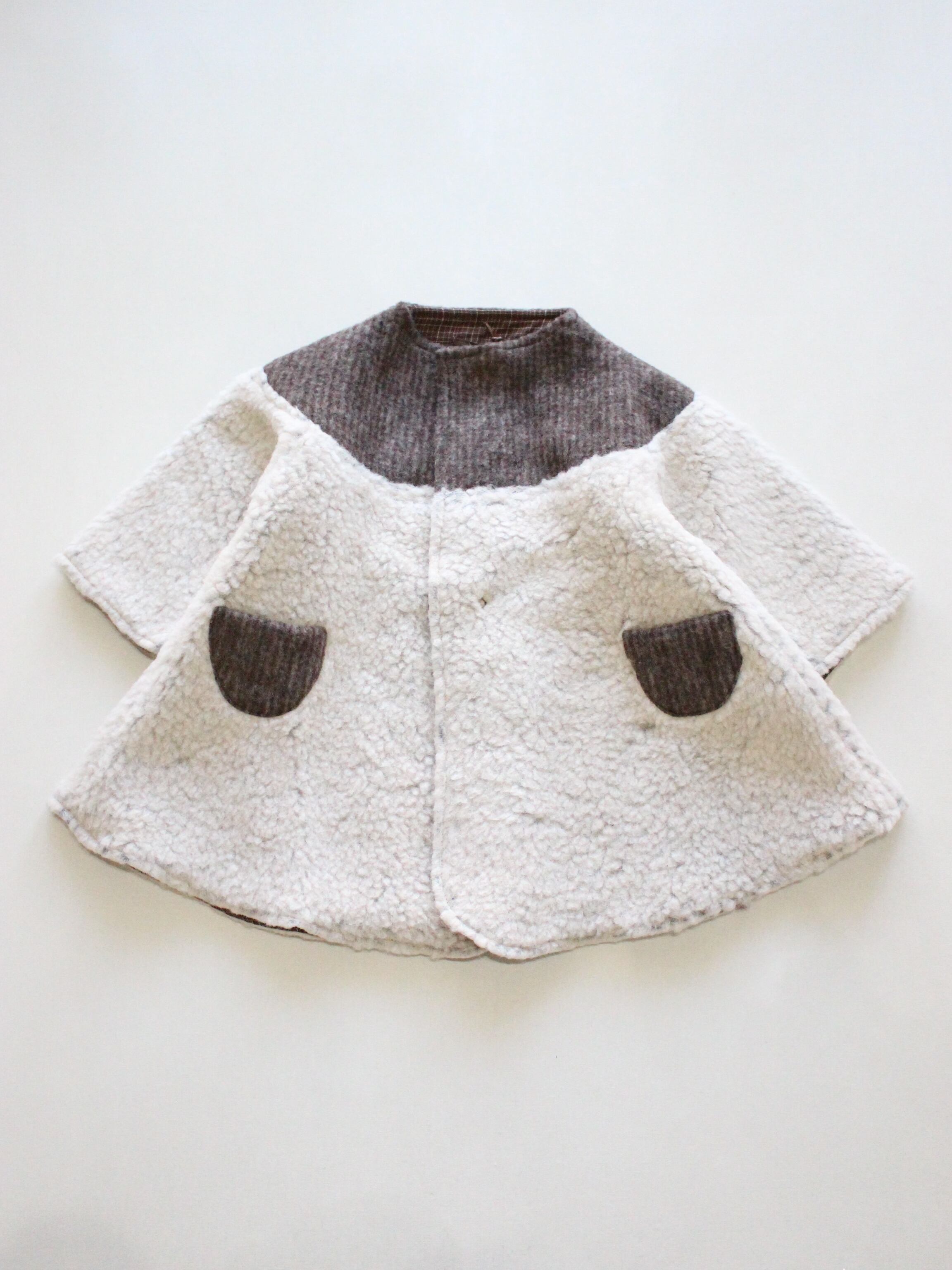 hello lupo Bell coat bianco 2-3y