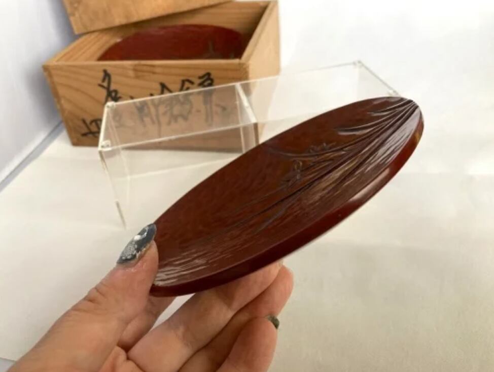 鎌倉彫の小皿 5枚セット｜銘々皿 伝統工芸 八勝堂 初代春岳氏作