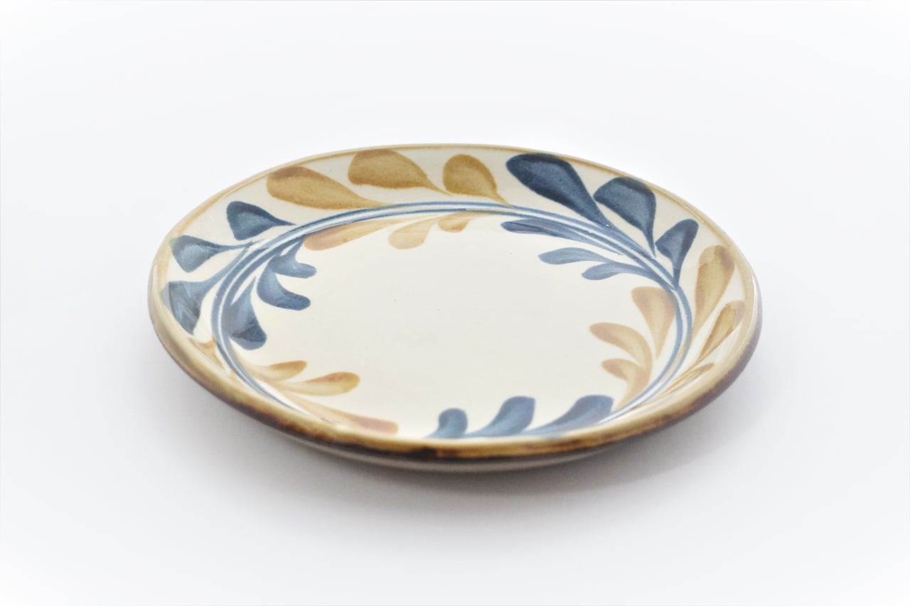 7寸プレート デイゴ唐草