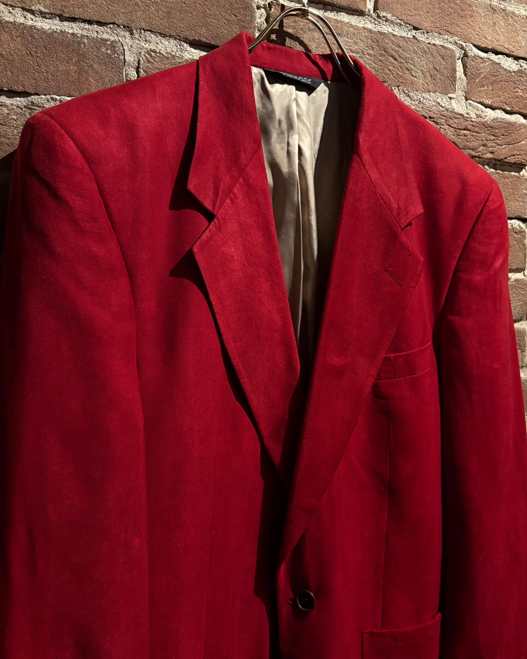 Miss Dior テーラードジャケット Aライン ヴィンテージ Lサイズ 赤 Christian Dior（クリスチャンディオール）テーラードジャケット 赤