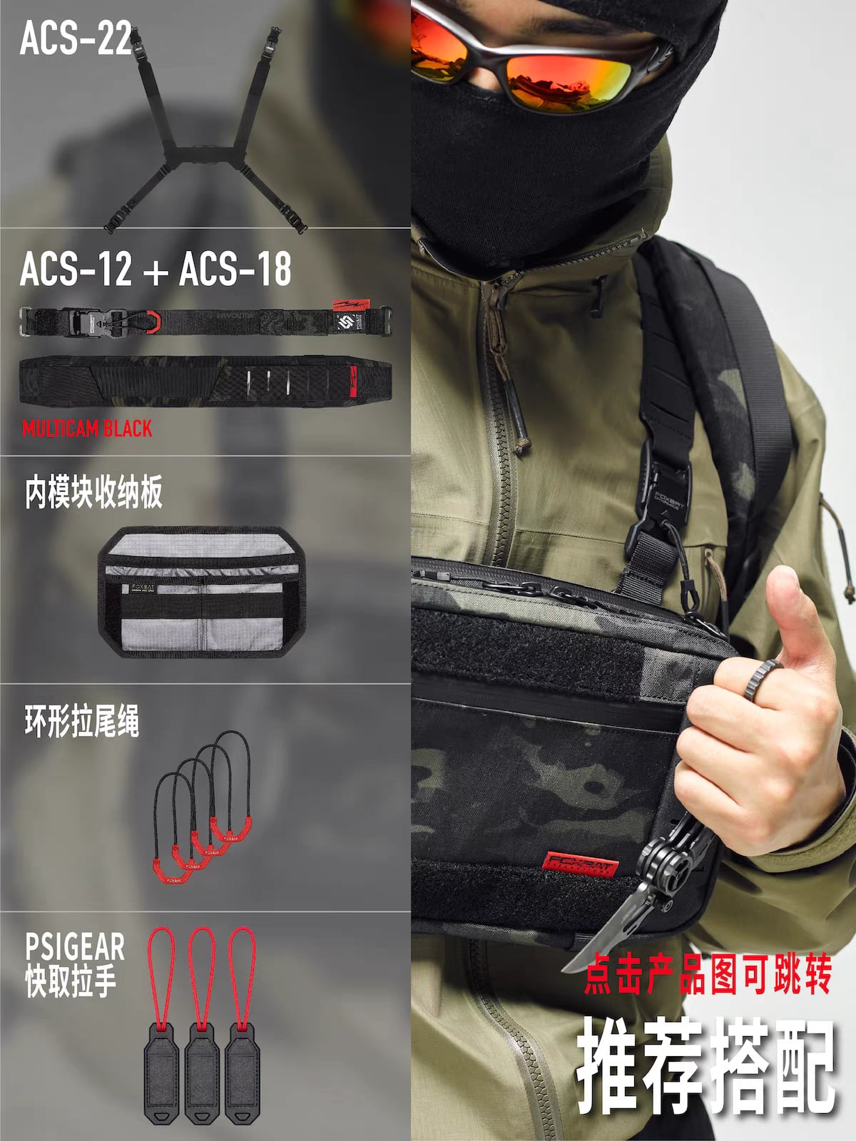 FOXBAT PMS-06 チェストリグバッグ | テックウェア専門店 AHAMKARA