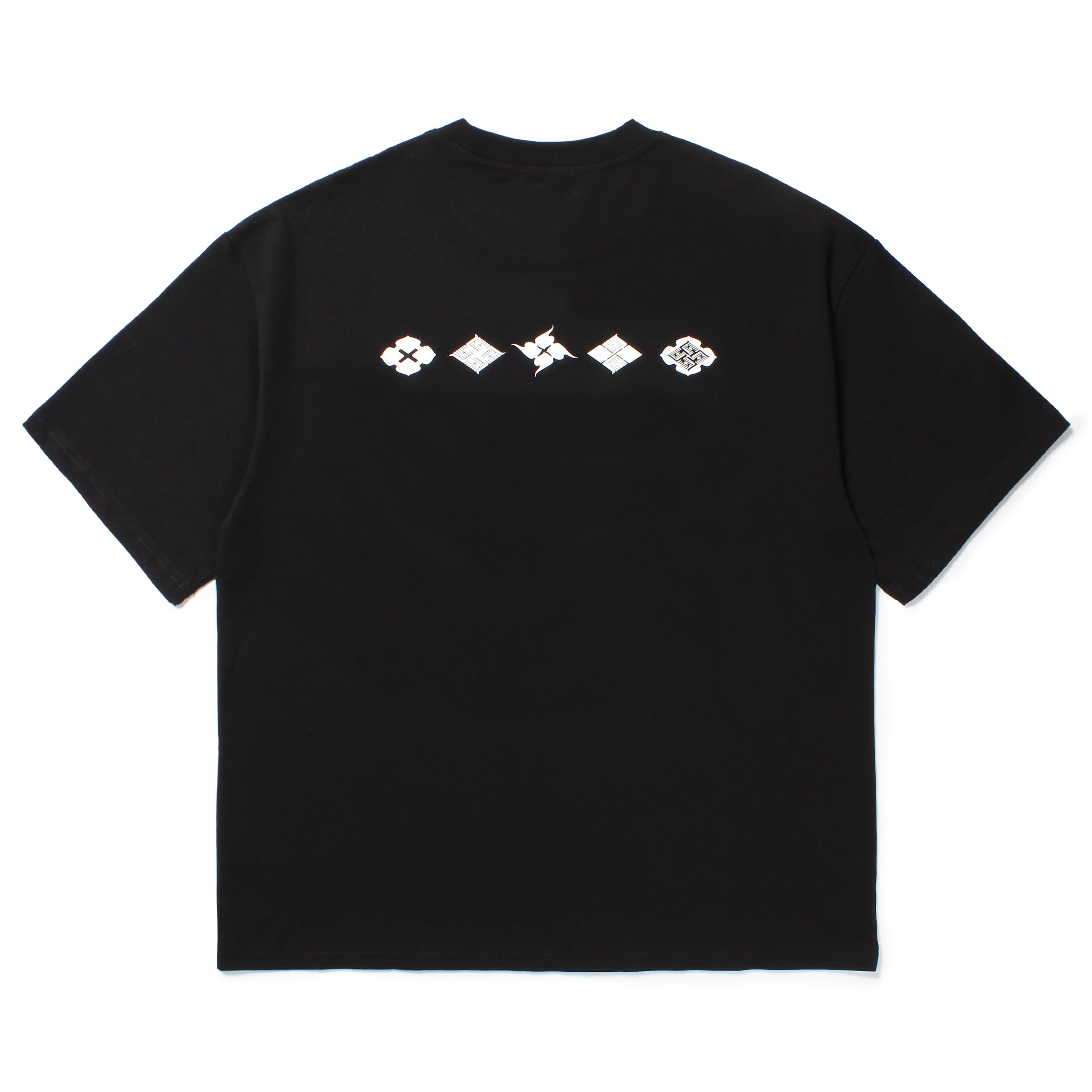 【新品XXL】GAKKIN BUDSPOOL 花罰家紋ベロア半袖TEE GAKKIN × BUDSPOOL 花罰家紋 S/S TEE | APHRODITEGANG HOLDINGS