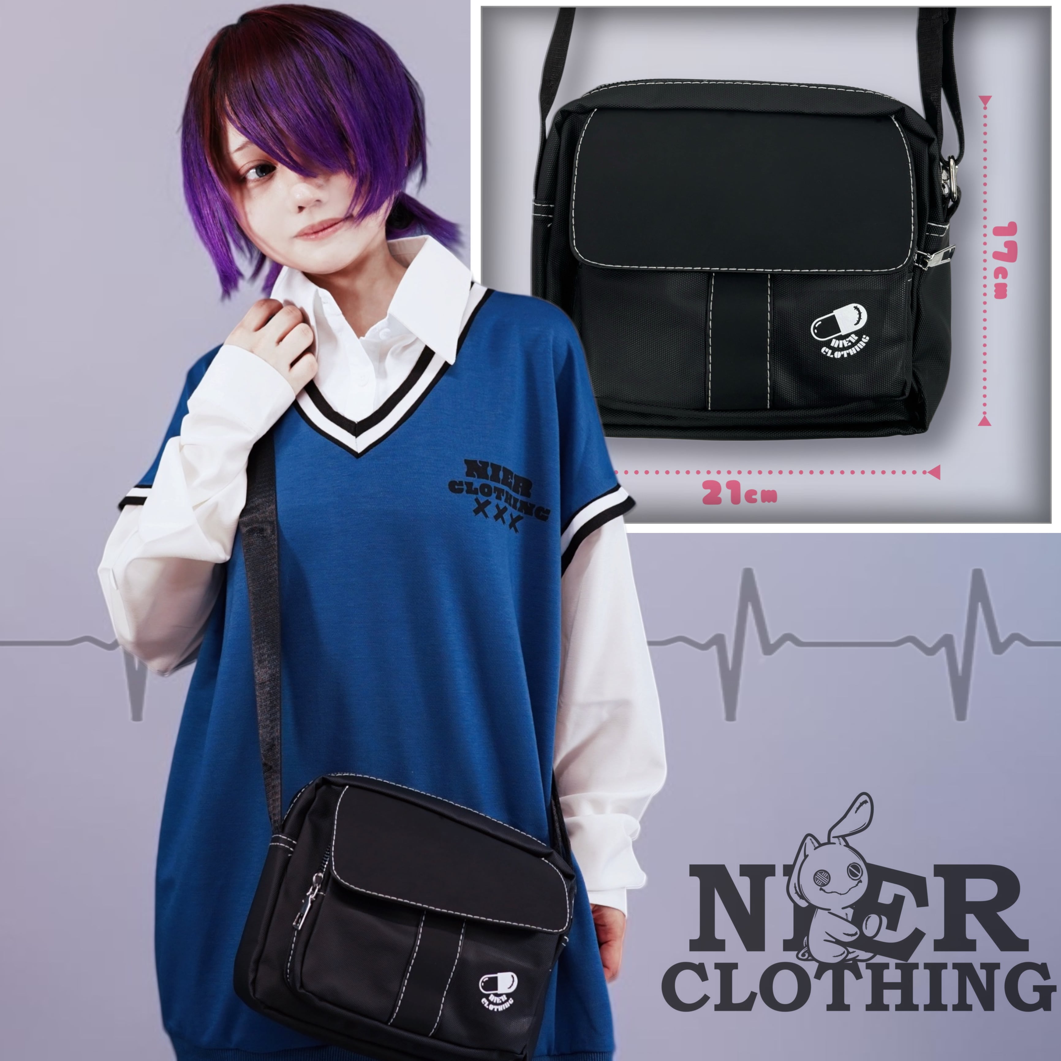 月末スペシャルプレゼント60%OFF》BLACK CODE MINI SHOULDER BAG