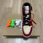 ×OFF-WHITE THE 10 AIR JORDAN 1 RETRO HIGH CHICAGO AA3831-100